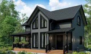 Проекты каркасных домов с террасой от 3695 рублей | Строй-Крч
