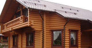 Строительство дома из оцилиндрованного бревна в Курчатове - от 137215 рублей