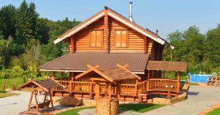 Строительство из рубленого бревна под ключ Курчатов цены от 10767 руб.
